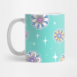 Simple Mandala Floral Pattern Mug